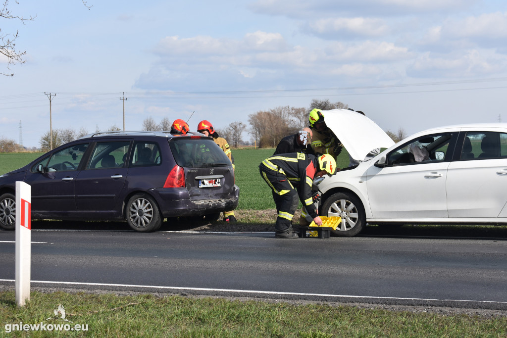 Kolizja w Wielowsi na DK 15