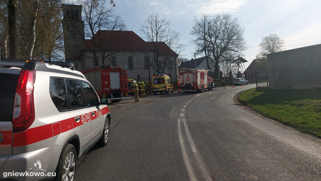 Auto na drzewie w Murzynnie