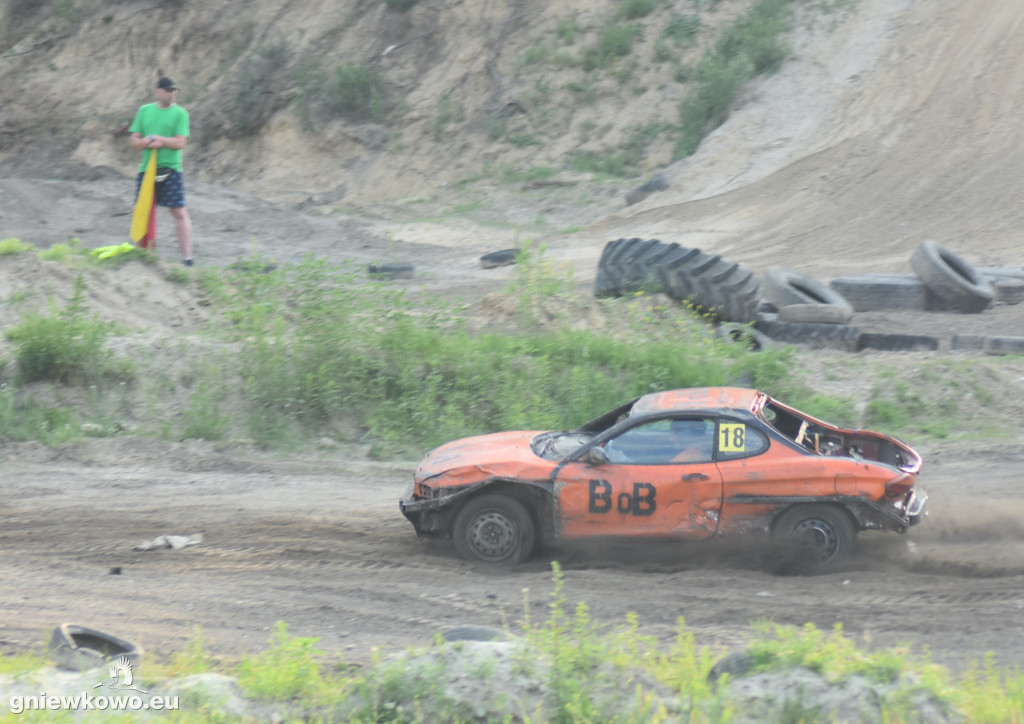 Wrak Race Słońsko na torze w Godziębie