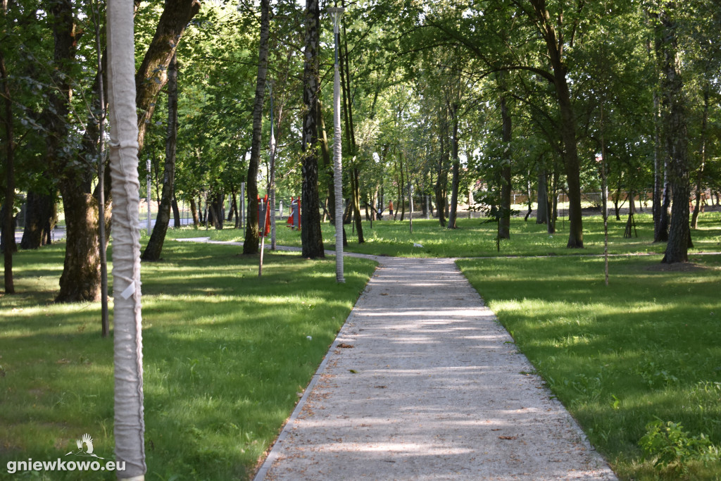 Przebudowa parku i basenu – stan na koniec lipca