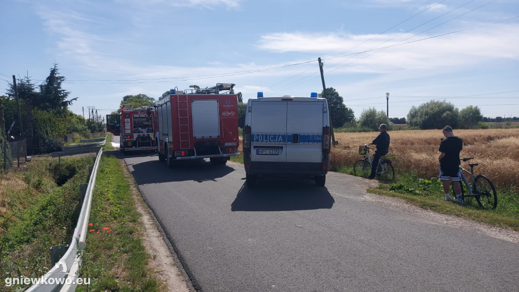 Pożar auta na ul. Spółdzielczej