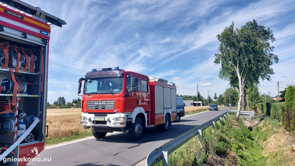 Pożar auta na ul. Spółdzielczej