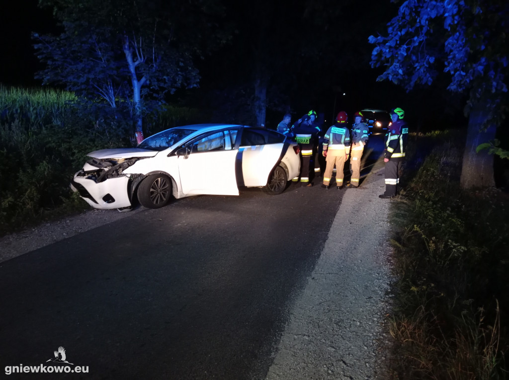 Nocny wypadek w Perkowie