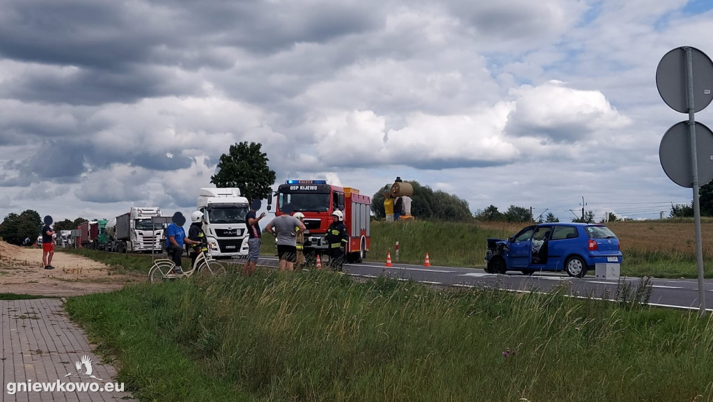 Wypadek między Gniewkowem a Suchatówką