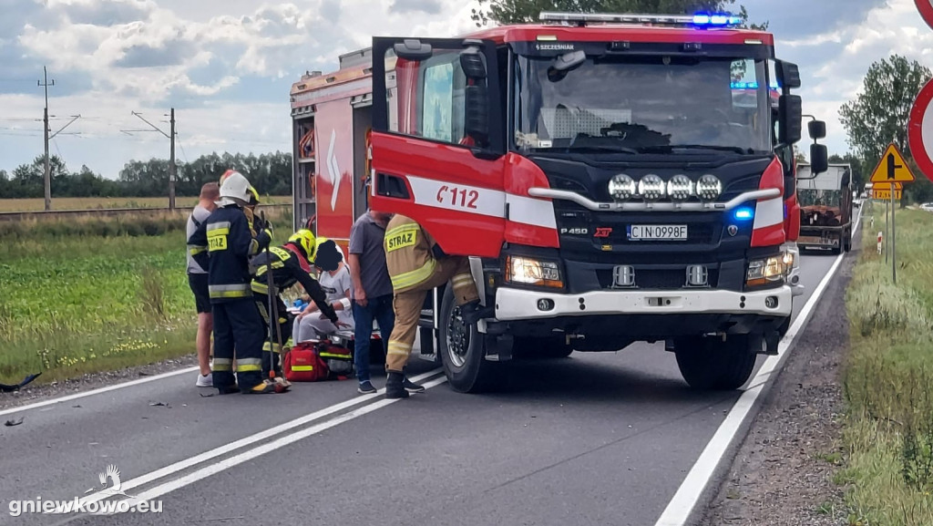 Wypadek między Gniewkowem a Suchatówką