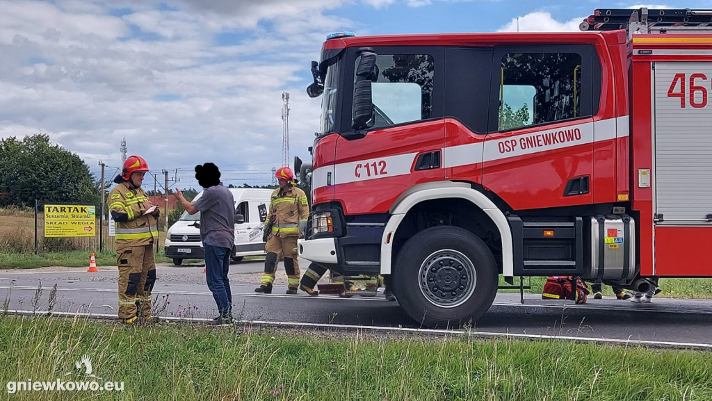 Wypadek między Gniewkowem a Suchatówką