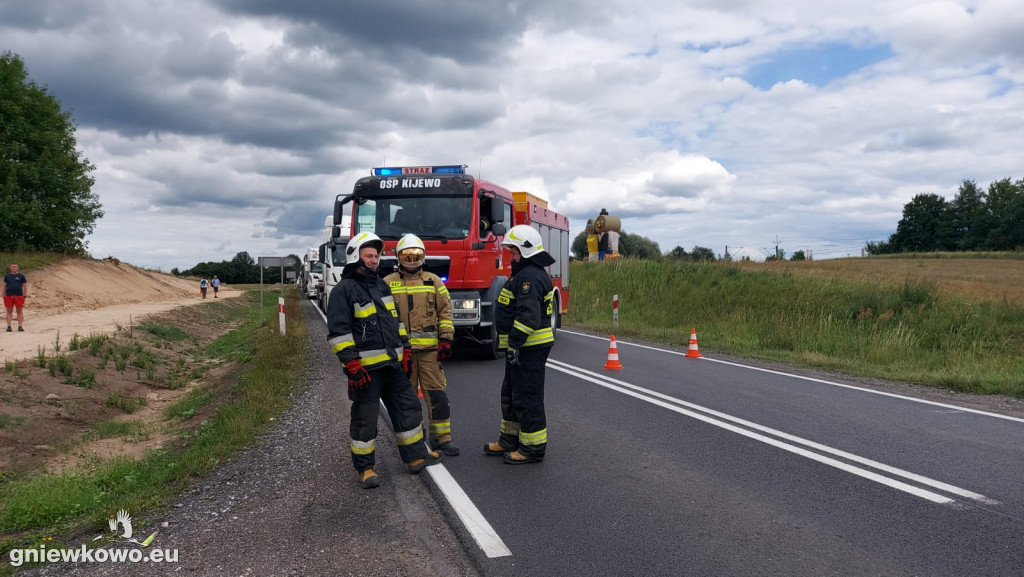 Wypadek między Gniewkowem a Suchatówką