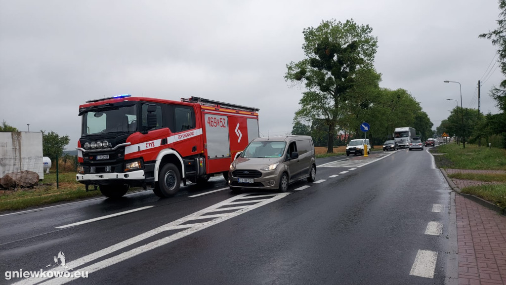Niebezpieczna substancja na DK15