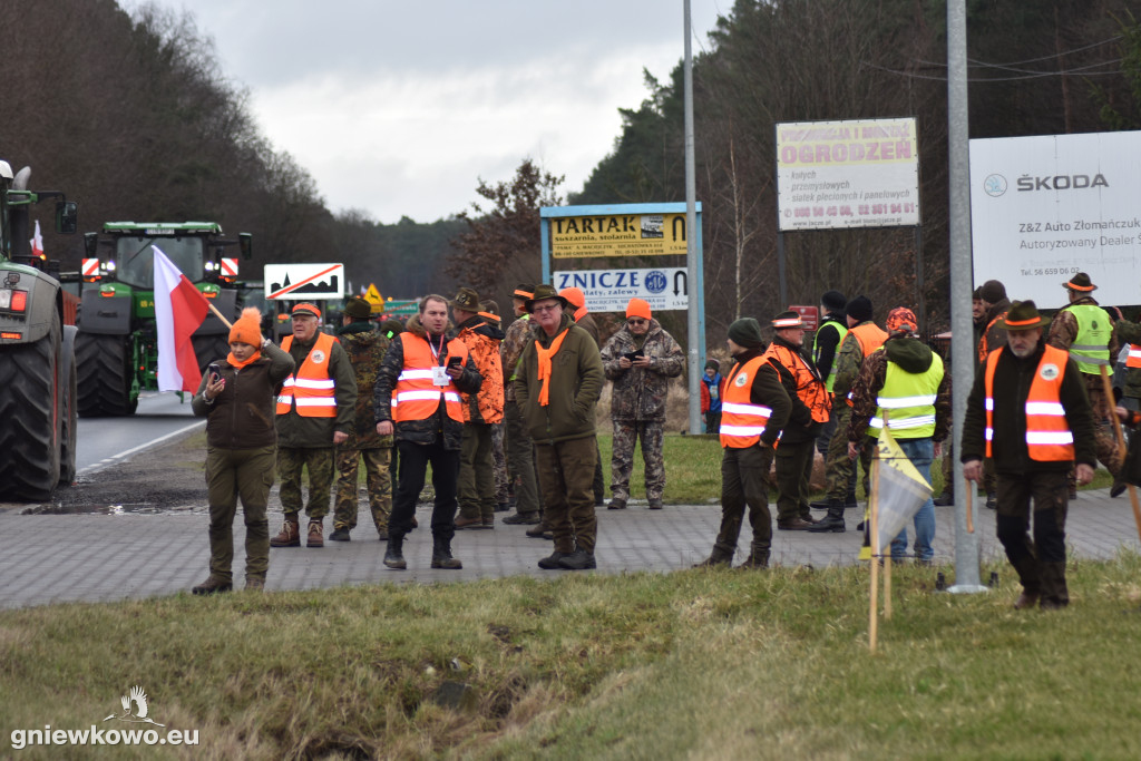 Protest rolników i myśliwych - 20.02.2024r.