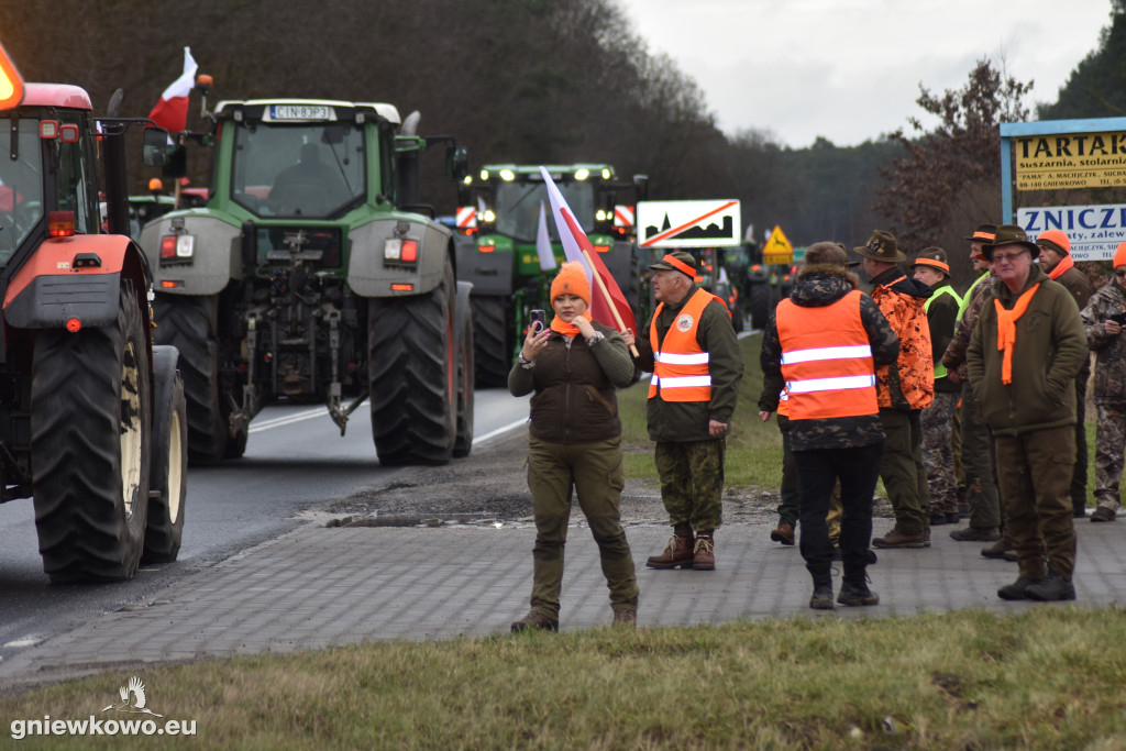 Protest rolników i myśliwych - 20.02.2024r.