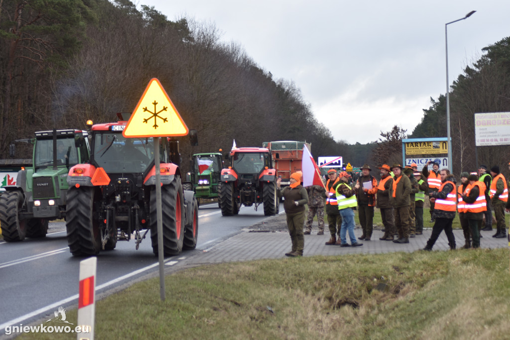 Protest rolników i myśliwych - 20.02.2024r.