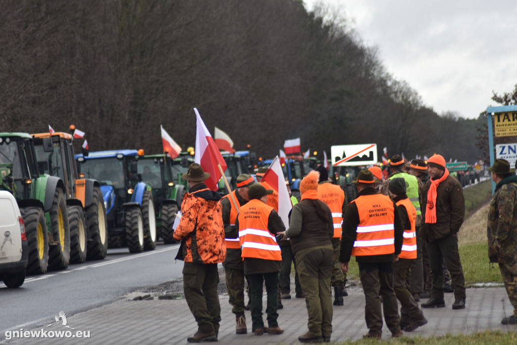 Protest rolników i myśliwych - 20.02.2024r.