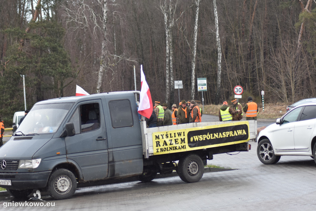 Protest rolników i myśliwych - 20.02.2024r.