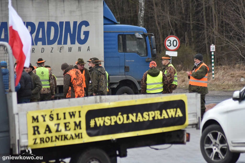 Protest rolników i myśliwych - 20.02.2024r.