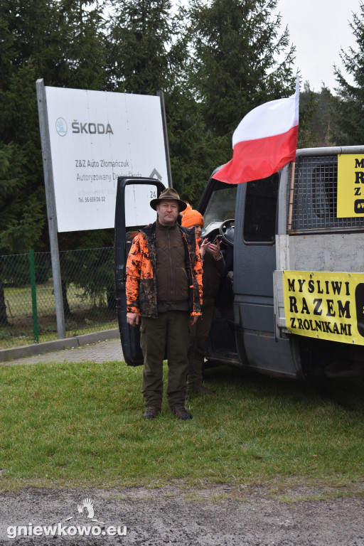 Protest rolników i myśliwych - 20.02.2024r.