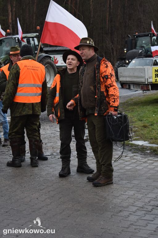 Protest rolników i myśliwych - 20.02.2024r.