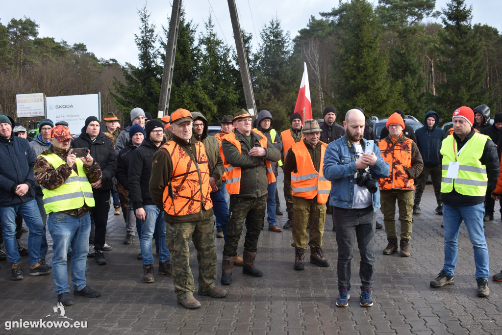 Protest rolników i myśliwych - 20.02.2024r.