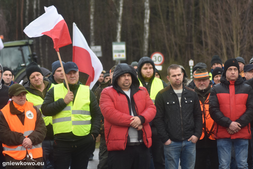 Protest rolników i myśliwych - 20.02.2024r.