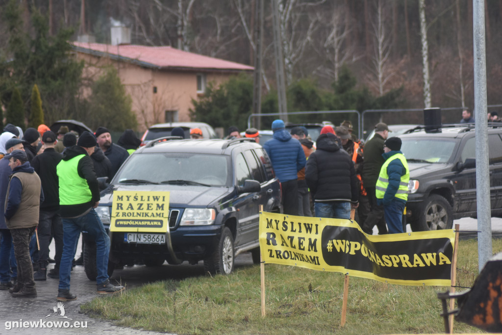 Protest rolników i myśliwych - 20.02.2024r.