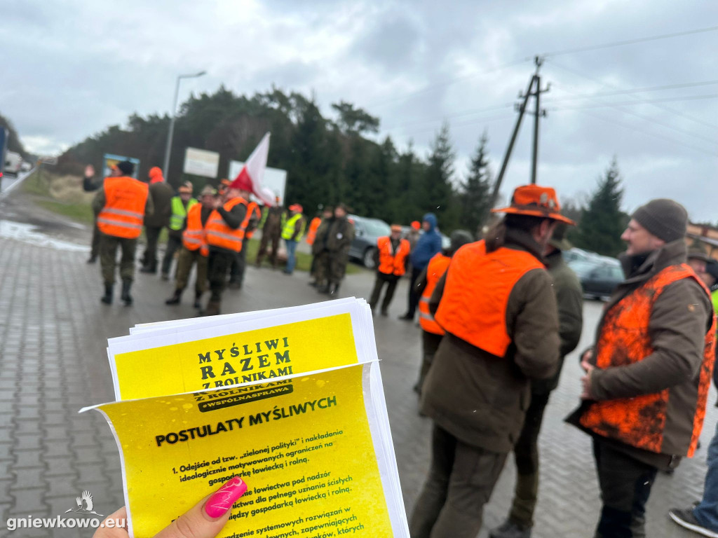 Protest rolników i myśliwych - 20.02.2024r.