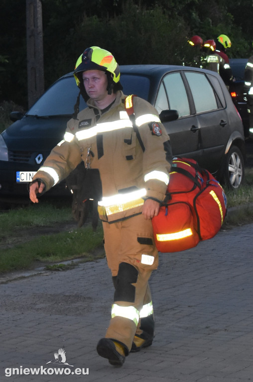 Pożar domu Lipie 1 A- Walcerzewice