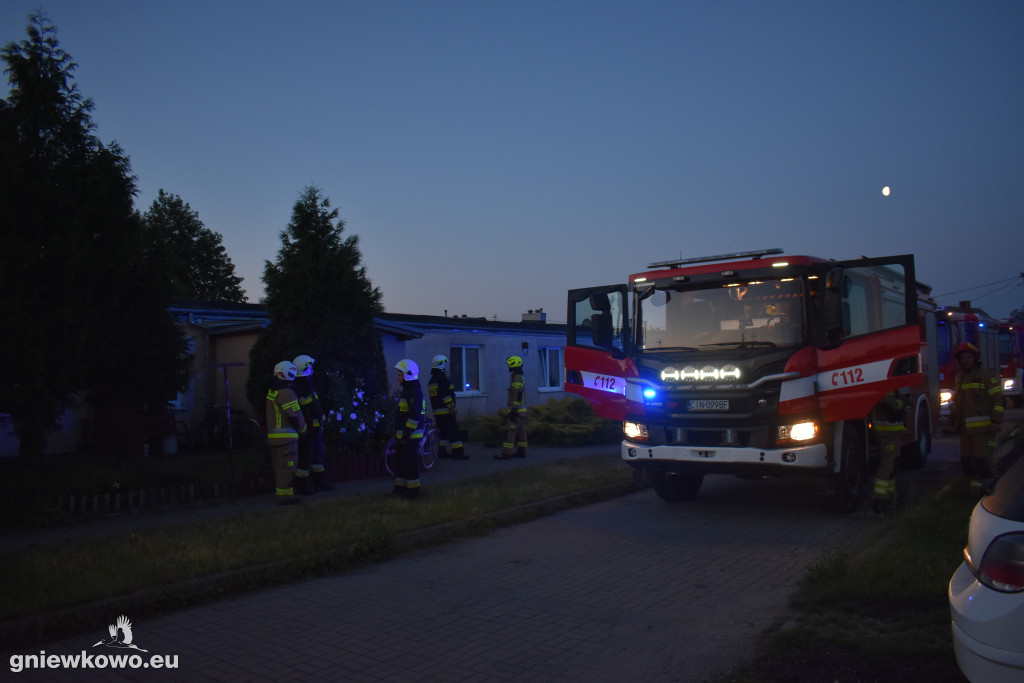 Pożar domu Lipie 1 A- Walcerzewice