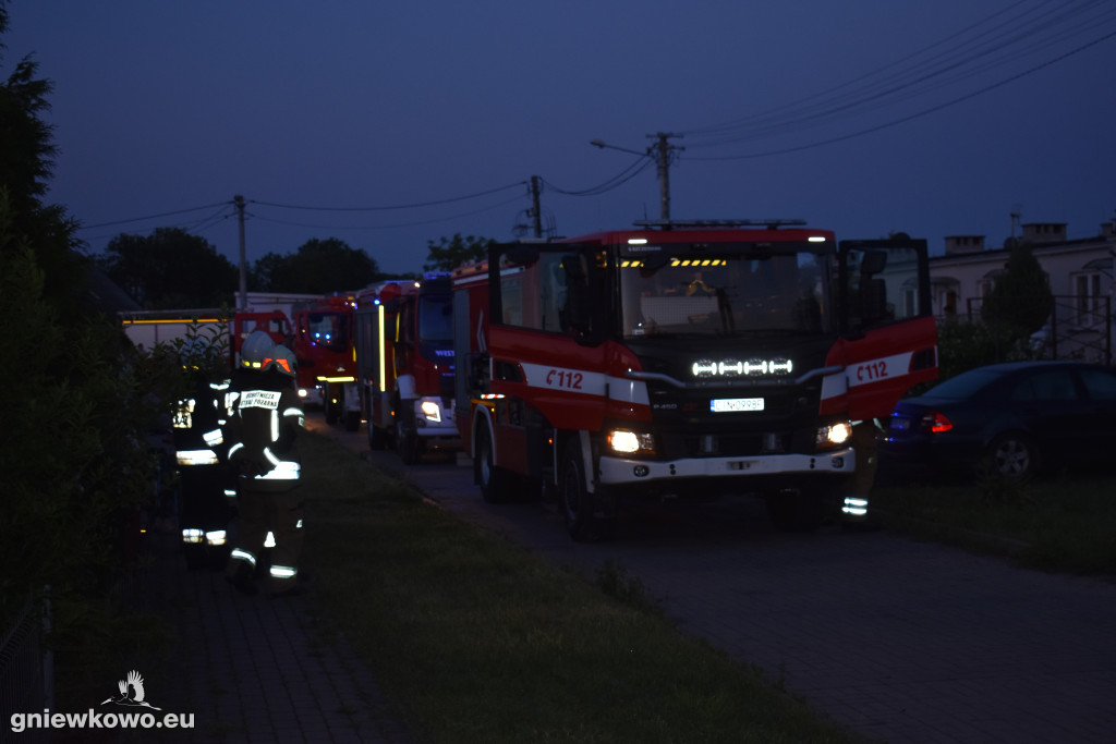 Pożar domu Lipie 1 A- Walcerzewice