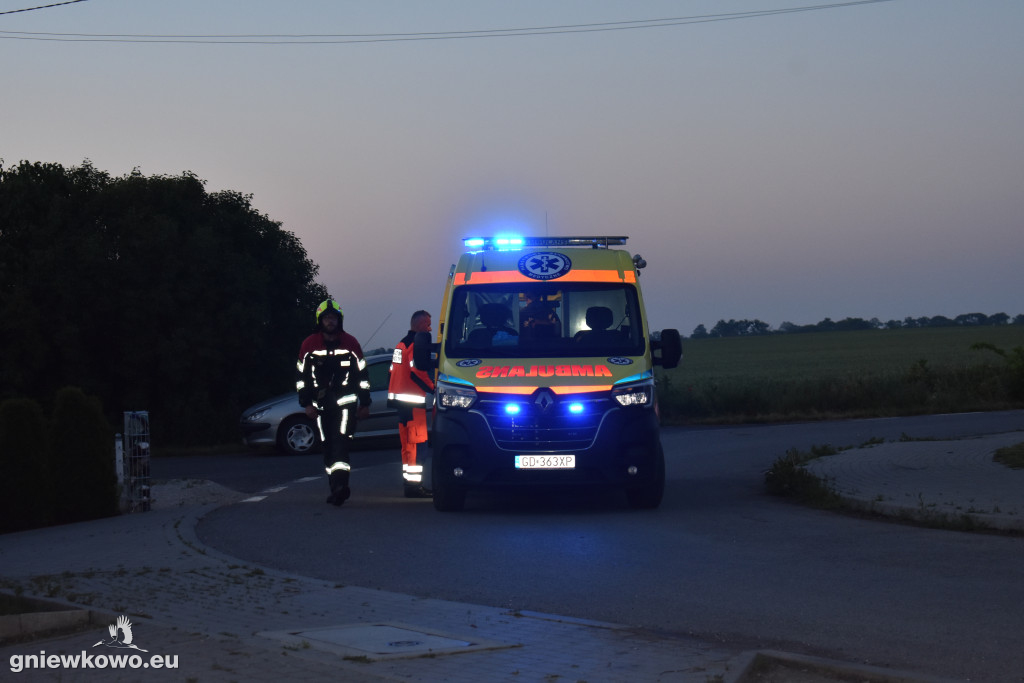 Pożar domu Lipie 1 A- Walcerzewice