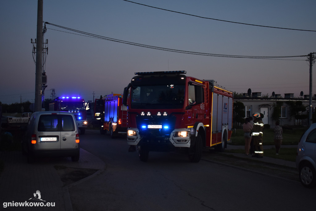 Pożar domu Lipie 1 A- Walcerzewice