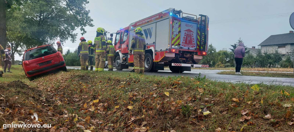 Kolizja na drodze wojewódzkiej 246