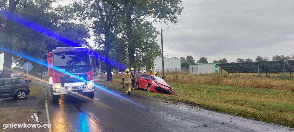 Kolizja na drodze wojewódzkiej 246