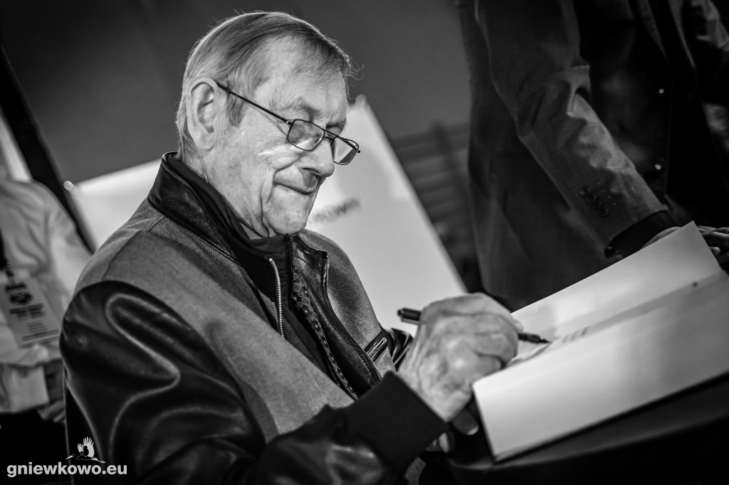 Profesor Norman Davies w Gniewkowie