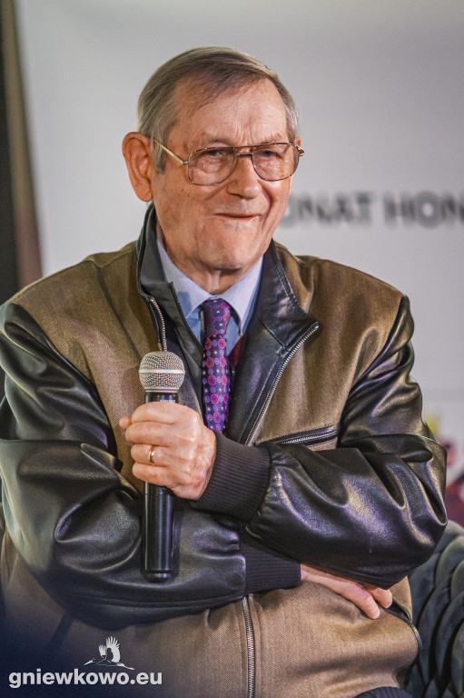 Profesor Norman Davies w Gniewkowie