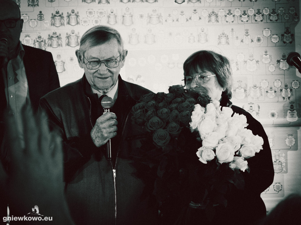 Profesor Norman Davies w Gniewkowie