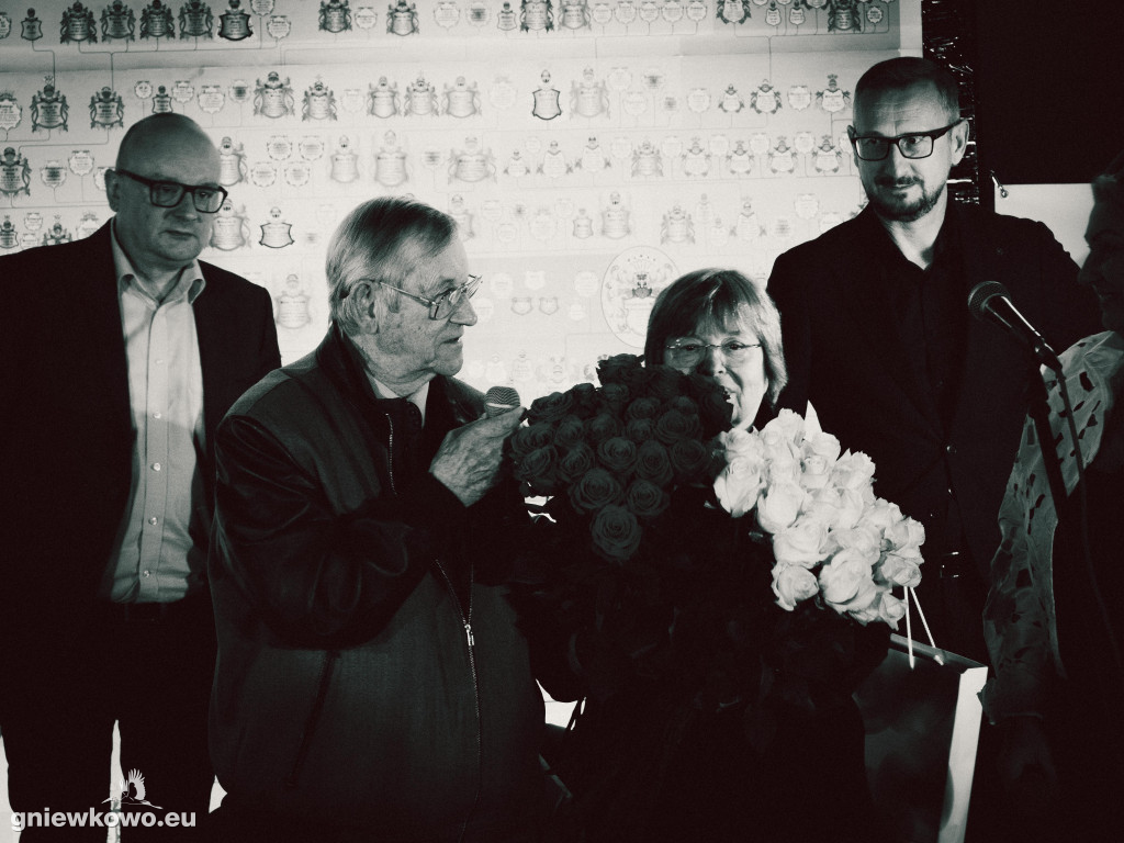 Profesor Norman Davies w Gniewkowie