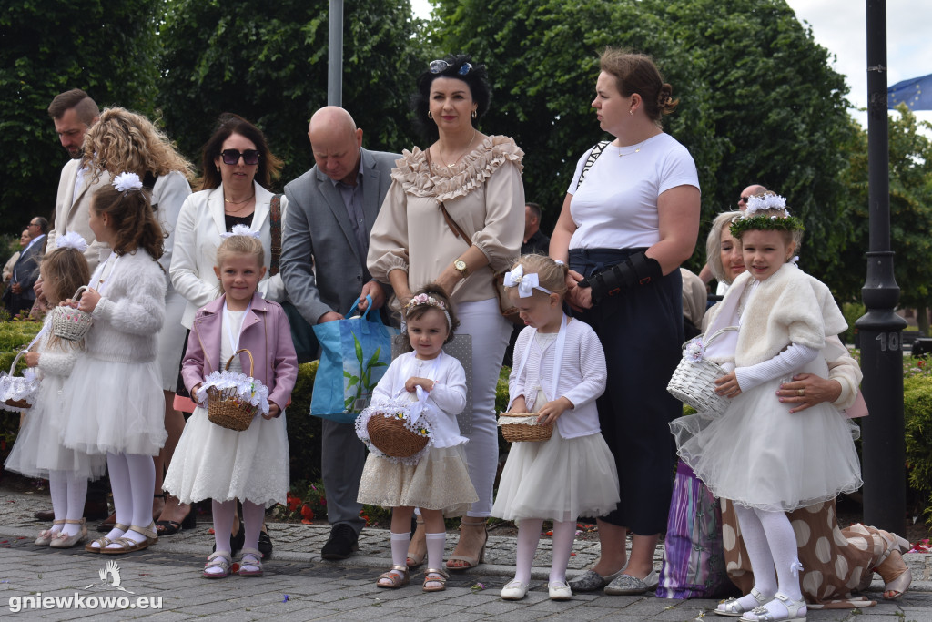 Boże Ciało 2025 - procesja w Gniewkowie
