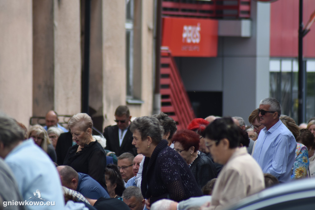 Boże Ciało 2025 - procesja w Gniewkowie