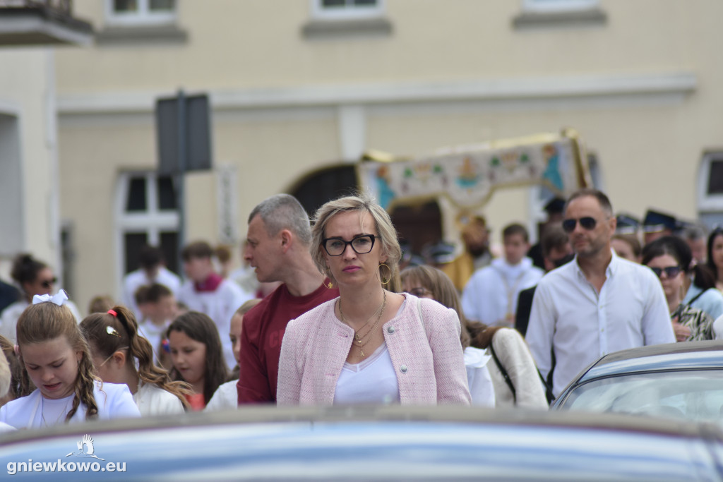 Boże Ciało 2025 - procesja w Gniewkowie