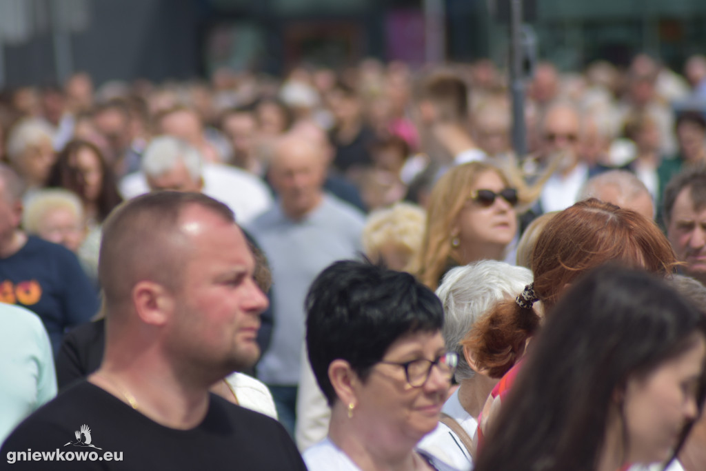 Boże Ciało 2025 - procesja w Gniewkowie