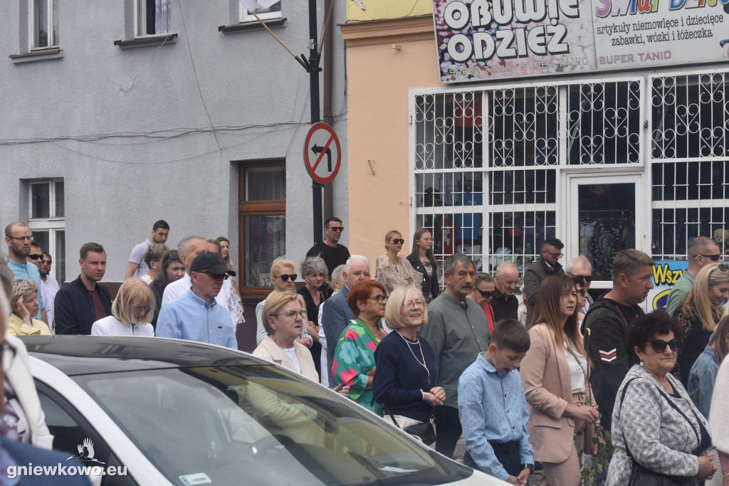 Boże Ciało 2025 - procesja w Gniewkowie