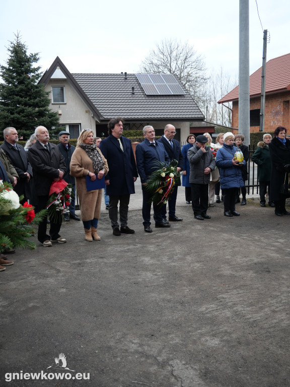 Odsłonięcie tablicy ppłk. Wincentego Stefana Rutkowskiego