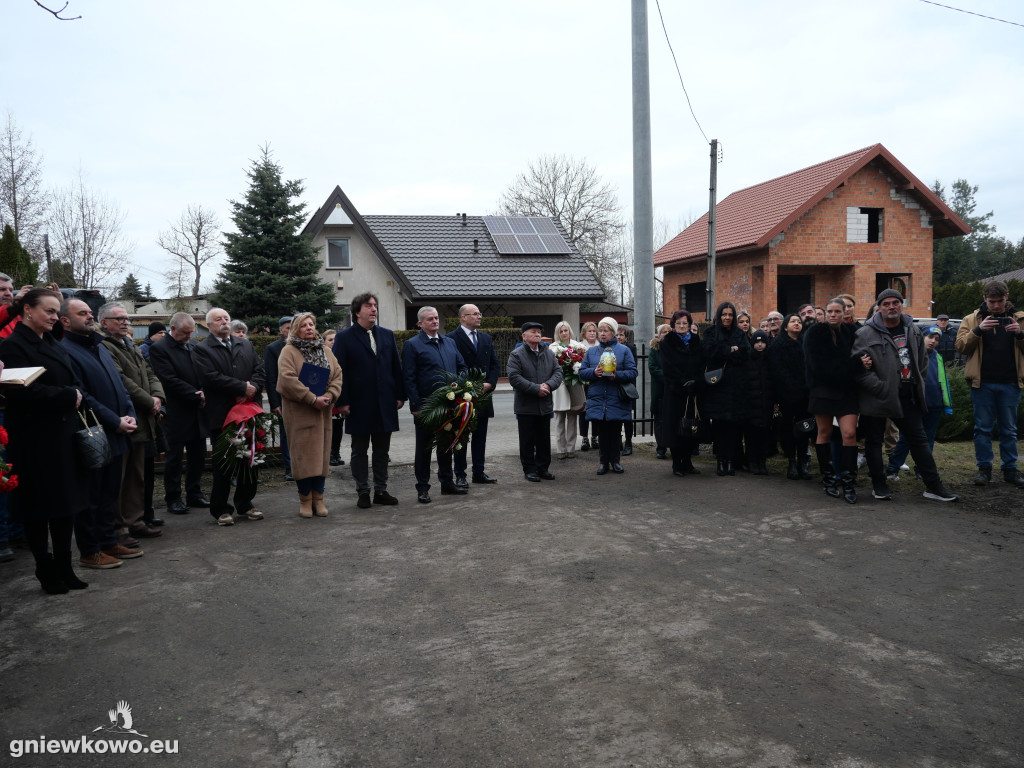 Odsłonięcie tablicy ppłk. Wincentego Stefana Rutkowskiego