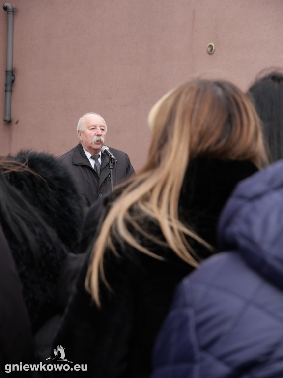 Odsłonięcie tablicy ppłk. Wincentego Stefana Rutkowskiego