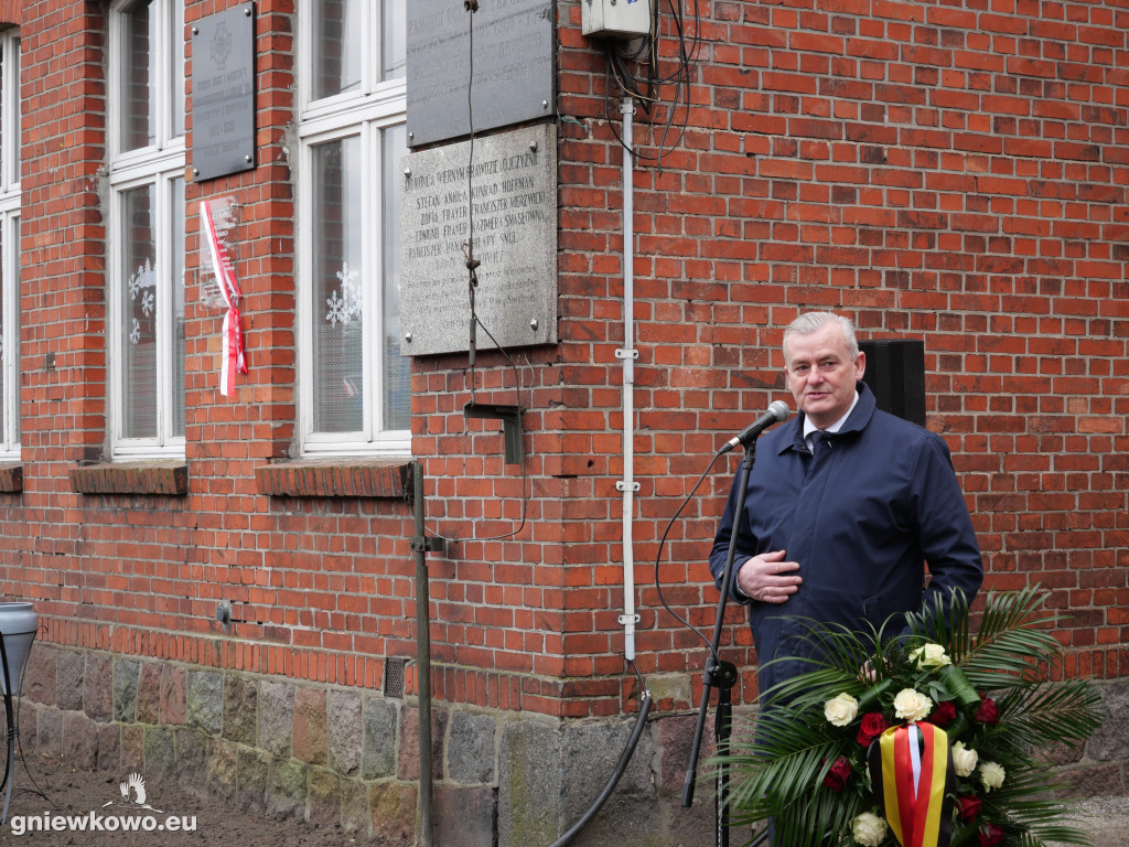 Odsłonięcie tablicy ppłk. Wincentego Stefana Rutkowskiego