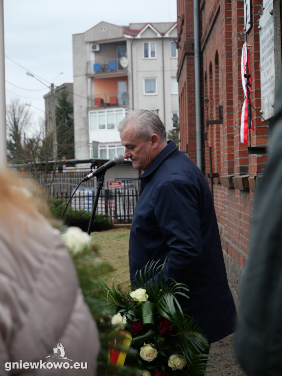 Odsłonięcie tablicy ppłk. Wincentego Stefana Rutkowskiego