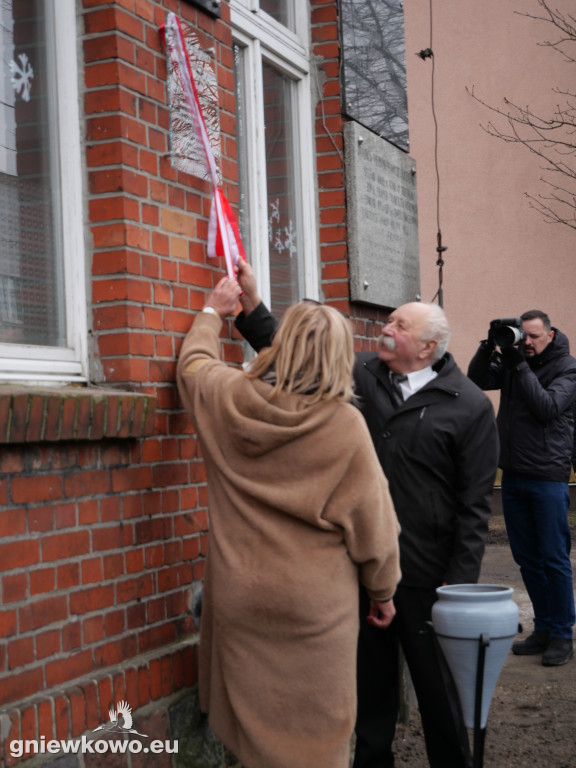 Odsłonięcie tablicy ppłk. Wincentego Stefana Rutkowskiego