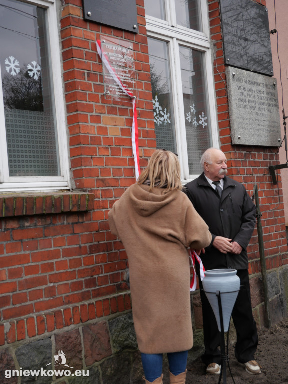 Odsłonięcie tablicy ppłk. Wincentego Stefana Rutkowskiego