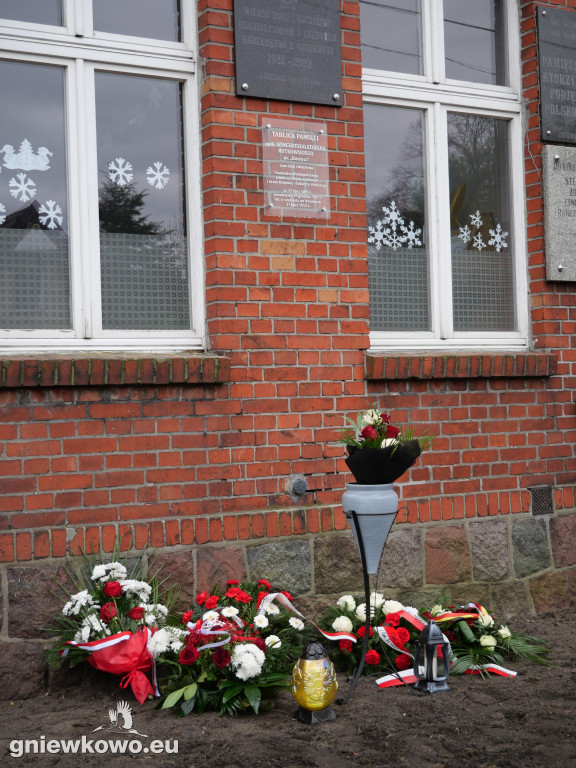 Odsłonięcie tablicy ppłk. Wincentego Stefana Rutkowskiego