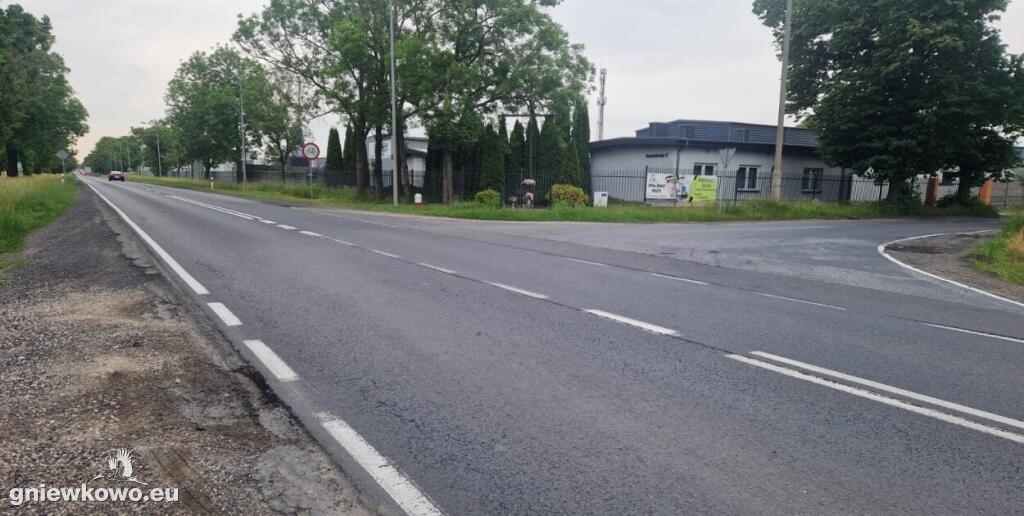 Skrzyżowanie DK 15 (Inowrocławskiej) z DW 299 (Piasta)