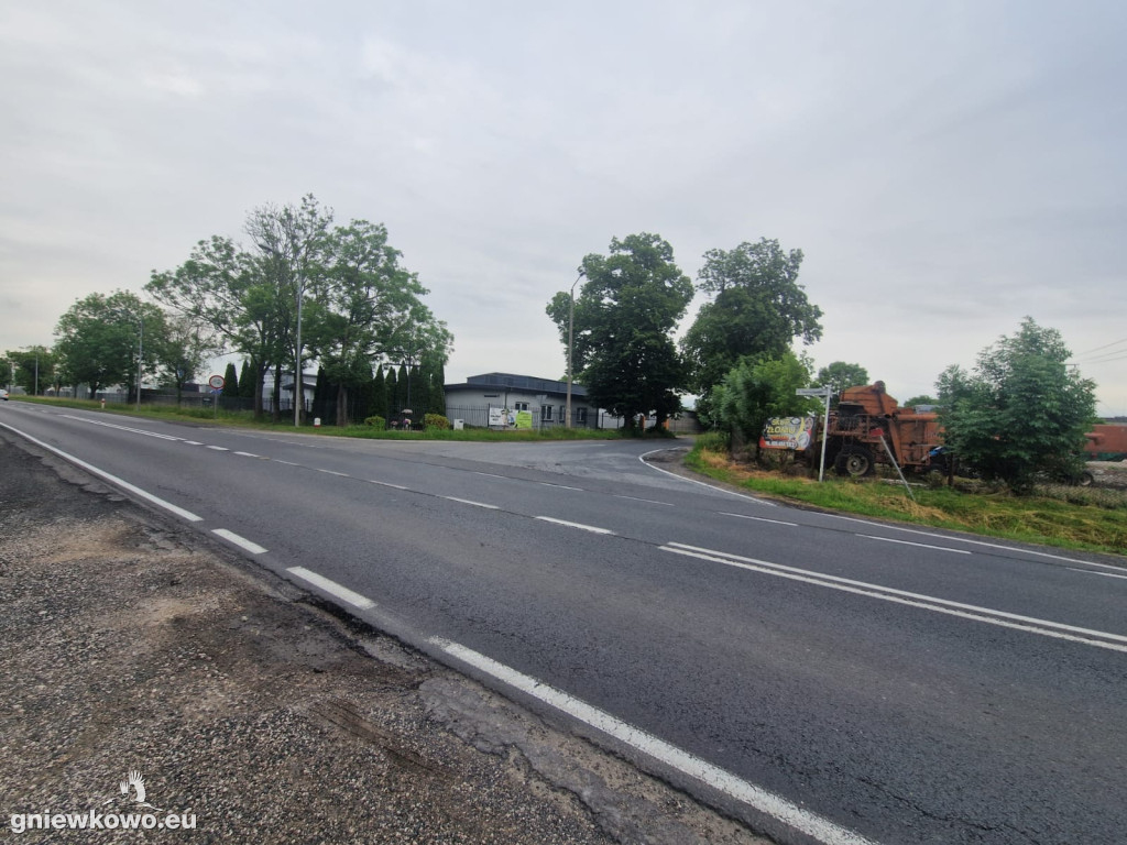 Skrzyżowanie DK 15 (Inowrocławskiej) z DW 299 (Piasta)